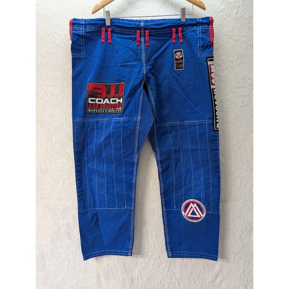 BJJ COACH ASSOCIATION OFFICIAL COMPETITION TRAINING BJJ Blue Gi UNIFORM A3 - Picture 5 of 16